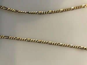 Cadena de eslabones estilo Figaro clásico oro 14K 30" 8,2 g - Imagen 1 de 4
