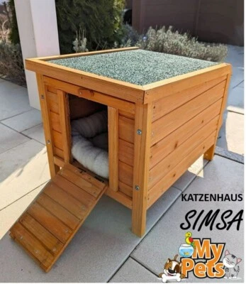 MYPETS® Casa para conejos SIMSA casa para gatos casa para conejos establo para animales pequeños establo para conejos casa conejo