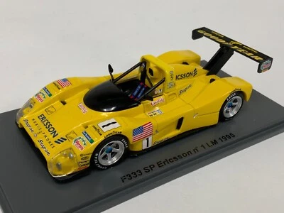 1/43 Spark Ferrari 333 SP Ericsson  Car #1 1998 24 Hours  Le Mans SCFI11   - Image 1 of 4