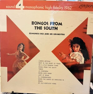 Bongos From The South Lp EDMUNDO ROS and his orchestra Vinyl Record LP SP 54003 - Imagen 1 de 4