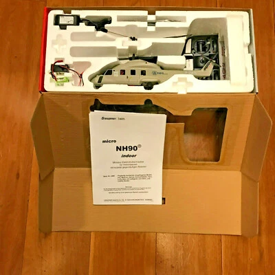 GRAUPNER MICRO NH90 indoor RTF2,4 GHz RTF vintage rare NIB  - Imagen 1 de 4