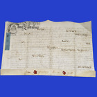 Antiquity 18th century manuscript parchment King George III Peniston Lamb...