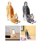 Cat Figurine, Phone Holder, Cute Kitten Statue for Desk, Office,