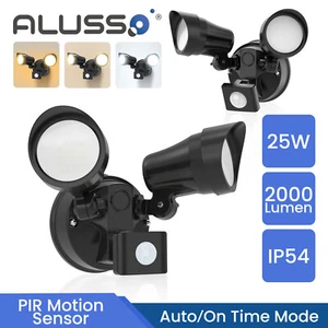 1-8x LED Flood Light 25W PIR Motion Sensor 3CCT Outdoor Security Spotlight 240V - Picture 1 of 17