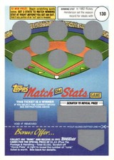 1992 Topps #NNO Match the Stats Game