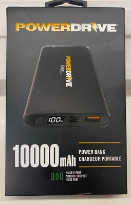 Banco de alimentación PowerDrive 10000 mAh (PDPB10000) Foto 1 de 2