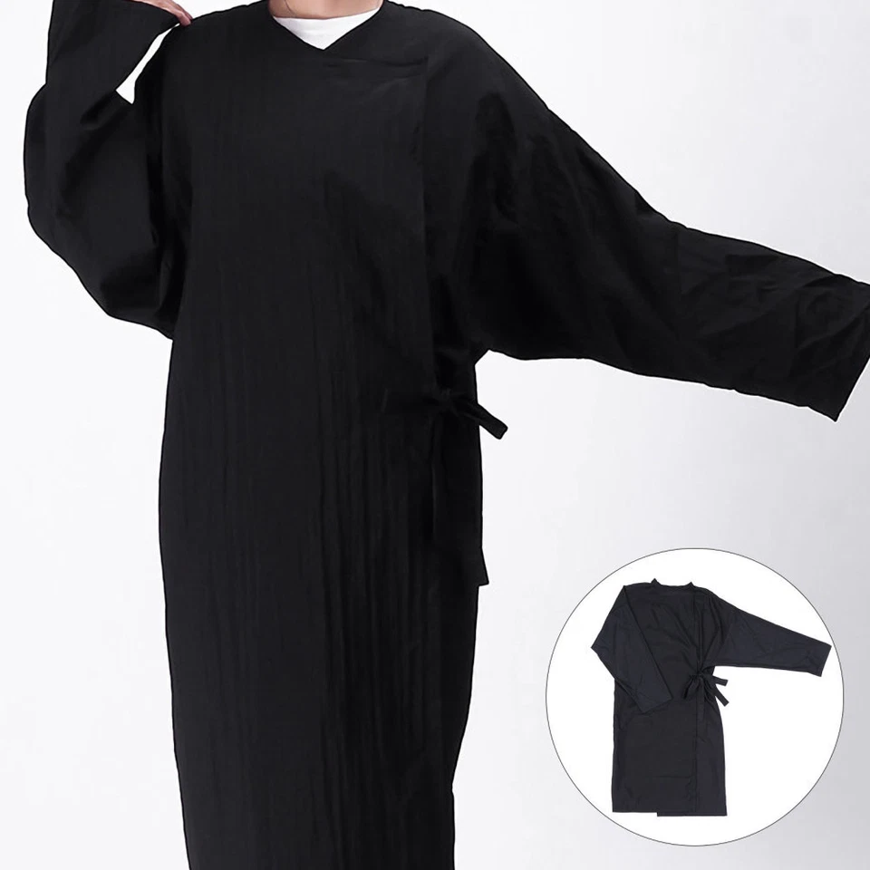 Minkissy Salon Smock Hairdressing Gowns with Sleeves Kimono Hairdresser