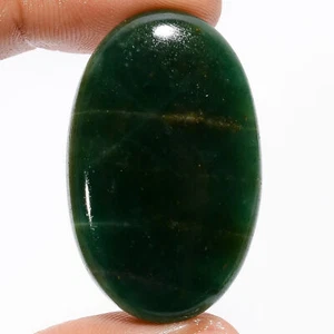 100% Natural Green Jade Oval Shape Cabochon Gemstone 49.5 Ct. 38X23X6 mm X-14698 - Picture 1 of 2
