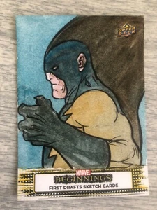 2022 Marvel Beginnings Vol 2 Serie 1 Prima Bozza 1/1 Mauro Fodra Schizzo Auto - Foto 1 di 6