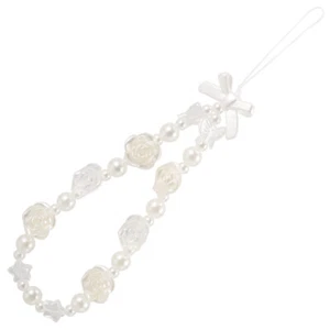 Perle Handykette Handy-Armband-Anhänger Niedlicher Handyanhänger-Riemen - Zdjęcie 1 z 12