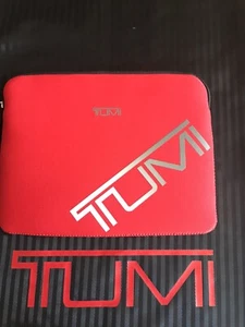 RARE Tumi Alpha Red ipad Tablet Case Laptop Sleeve Portfolio - Picture 1 of 9