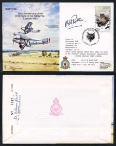 B15c 59th Ann 1st Flight of the Fairey Fox Signed by N.C.S. Rutter (E) - Picture 1 of 1