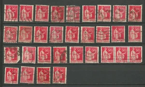1932/33 France Type Paix 30 timbres avec variété nuance & autres /T7661 - Imagen 1 de 1