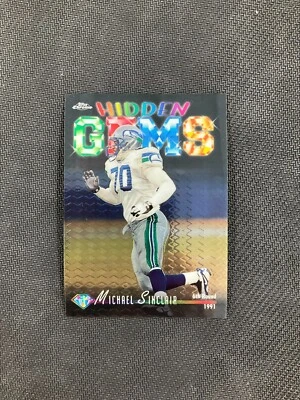 1998 Topps Chrome Hidden Gems #HG8 Michael Sinclair Seattle Seahawks - Image 1 of 2