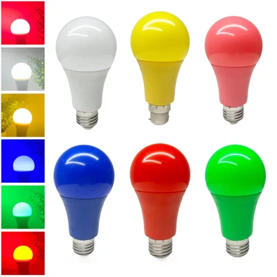 A65 Multicolor LED Globe Bulb E27 B22 5W Lamps Lights Bar Party Festival Decor - Image 1 of 4