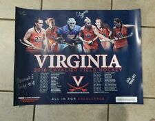 2016 UVA Virginia Cavaliers Team Autographed Signed Field Hockey Schedule Poster