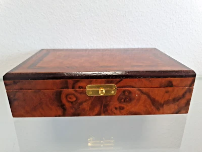 Humidor Zigarrenbox Wurzelholz bis zu 25 Zigarren, handarbeit - Bild 1 von 4
