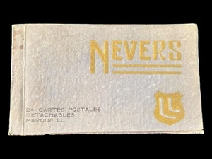 NEVERS, FRANKREICH VINTAGE POSTKARTEN BOOKLET MARKE LL SOUVENIR SAMMLERSTÜCK 24 KARTEN - Bild 1 von 9