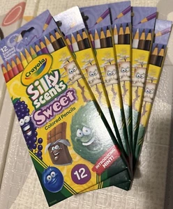 Lápices Crayola Silly Scents de colores dulces-12/paquete no tóxicos - Imagen 1 de 3