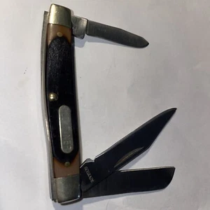 Navaja de bolsillo Schrade Old Timer 34OT Stockman de 3 hojas - Imagen 1 de 7
