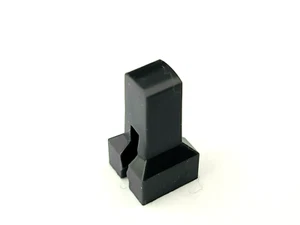 10x Perilla para Interruptor de Botón Plástico Gris Oscuro - Eje Cuadrado Encendido / Apagado - Nuevo de Lote Antiguo - Imagen 1 de 4