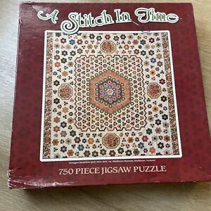 Ceaco A Stitch in Time Hexagon Medallion Quilt 750 Piece Puzzle 22" X 22"