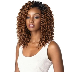 SENSATIONNEL LULUTRESS SYNTHETIC CHROCHET BRAID - 3X CHUNKY TWIST OUT 10" - Picture 1 of 2