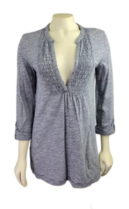 Top donna stile tunica grigio Ann Taylor LOFT nuovo con etichetta - Foto 1 di 7