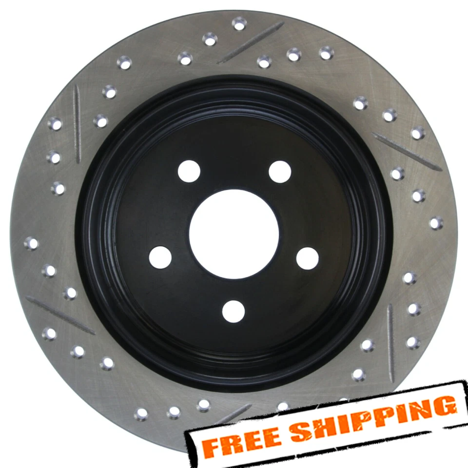 StopTech Sport Drilled & Slotted Rear Brake Rotor for 03-10 Chrysler PT Cruiser - Изображение 1 из 4