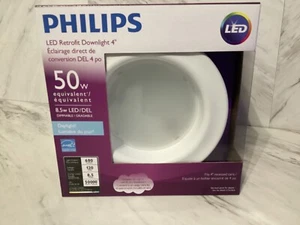 NEW Philips myLiving Retrofit 4-in Dimmable LED Downlight 50W Soft White - Picture 1 of 10