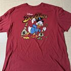Disney Ducktales Money Bags Scrooge Mcduck Mens Size 2xl T-shirt Red