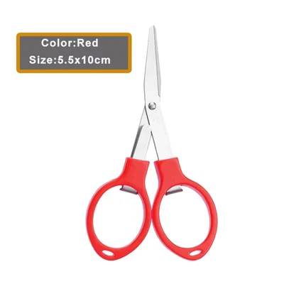 Folding Scissors Safety Foldable Small Scissors Craft Scissors Mini Travel Trip  - image 1 of 4
