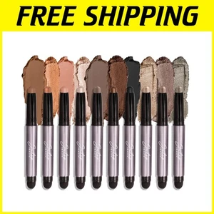 Luxurious 10-Piece Eyeshadow Stick Palette - Smooth Application & Hydrating - Picture 1 of 12