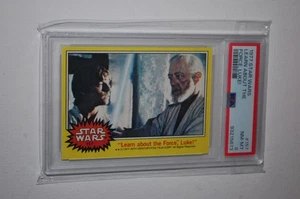Learn About The Force Luke Skywalker Obi Wan #157-1977 Star Wars Topps-PSA 8 - Picture 1 of 2