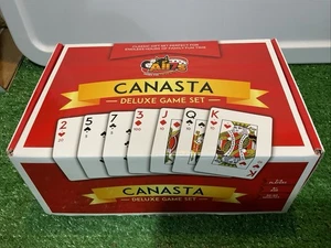 Canasta DELUXE Spielset Edition Classic Kartenspiel für Erwachsene und Familie, mit Halter - Bild 1 von 11