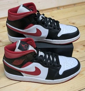 Nike Air Jordan 1 Mid - Gym Red/Black | UK 9 - Picture 1 of 8