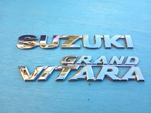 06 07 08 09 10 11 SUZUKI GRAND VITARA REAR EMBLEM BADGE SET OEM - Picture 1 of 6
