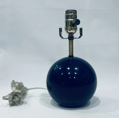 Lámpara de Mesa Kate Spade Pequeño Globo Redondo Azul (SOLO LÁMPARA) Foto 1 de 4