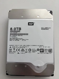 WD Ultrastar 8TB — WD80EMAZ — SMART Good — 44,753 Hrs — 0 Bad Sectors - Picture 1 of 3