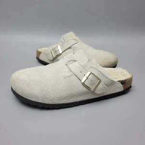 Birkenstock Damen Boston Lammfell Slipper Wildleder Clogs Gr. 39 - Bild 1 von 22