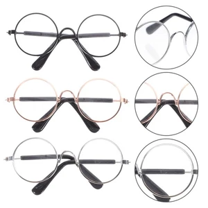 3 Pcs Girl Glasses Natural Boho Soft Doll Dolls Tiny Goggles for - Picture 1 of 12