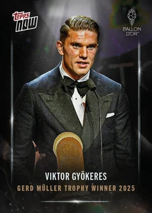 Viktor Gyökeres - 2025 Ballon d'Or Topps NOW - Card 3 - Presale - Bild 1 von 1