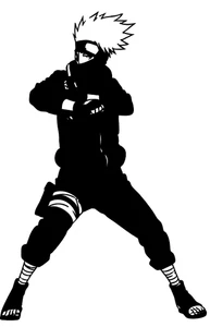 kakashi naruto decal sticker for car/truck laptop window custom - Bild 1 von 1