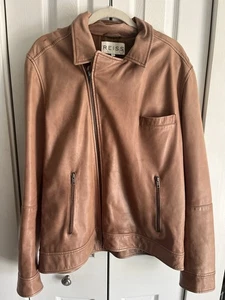 Reiss Lammleder leichte lachs Jacke Damen Gr. XXL - Bild 1 von 9