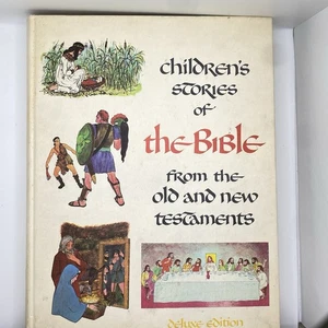 Vtg (1968) Children’s Stories of the Bible From The Old and New Testament Deluxe - Picture 1 of 24