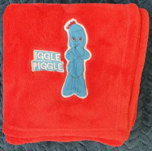 Iggle Piggle Fleece Babydecke rot TJM im Nachtgarten ITNG gebraucht - Bild 1 von 7