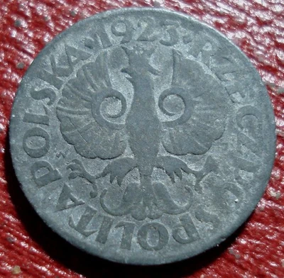 1923-W POLAND 10 GROSZY IN FINE CONDITION (STRUCK 1941-1944) Y# 36 - Image 1 of 2