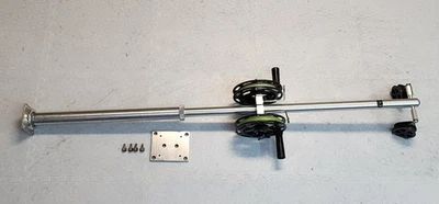 BIG JON DOBLE CARRETE CEPILLADORA TABLA MÁSTIL 2 PIEZAS 2 ALTURAS ARRASTRE PESCA WALLEYE Foto 1 de 4