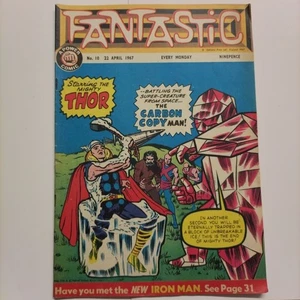 Fantastic #10 UK British Marvel Comic 1967  - Imagen 1 de 14