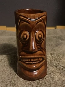 Tiki Farm Log Tiki Becher von Squid 2000 **kleiner Chip** siehe Bilder - Bild 1 von 12